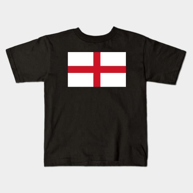 Flag of England Kids T-Shirt by DiegoCarvalho